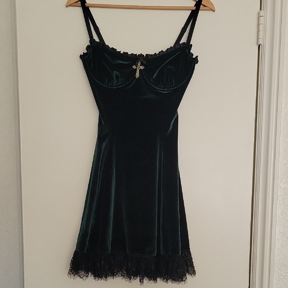 Widow Blind Faith Velvet Dress